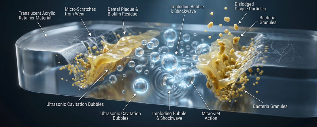How Does an Ultrasonic Retainer Cleaner Work?