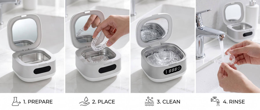 How to Use an Ultrasonic Cleaner for Dental Appliances Safely: Complete Guide