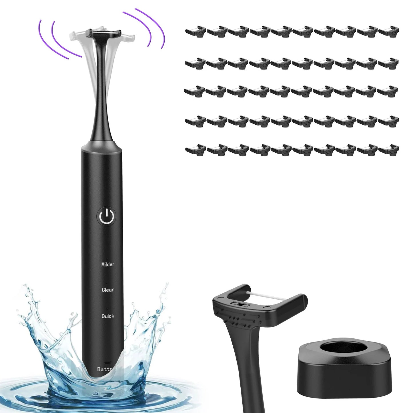 Voraiya® Flossa Electric Flosser Kit (50 Heads)