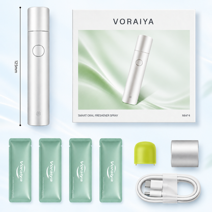 Voraiya Electric Oral Spray Device –  8μm Precision Mist & Flight Mode