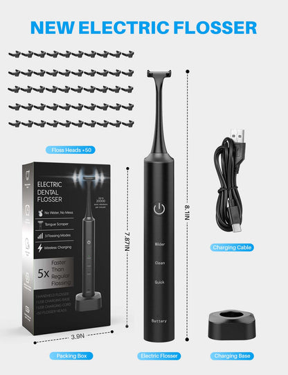 Voraiya Flossa Electric Flosser Kit (50 Heads)