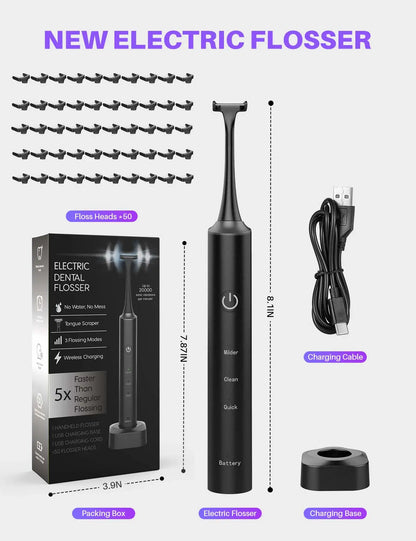 Voraiya® Flossa Electric Flosser Kit (50 Heads)